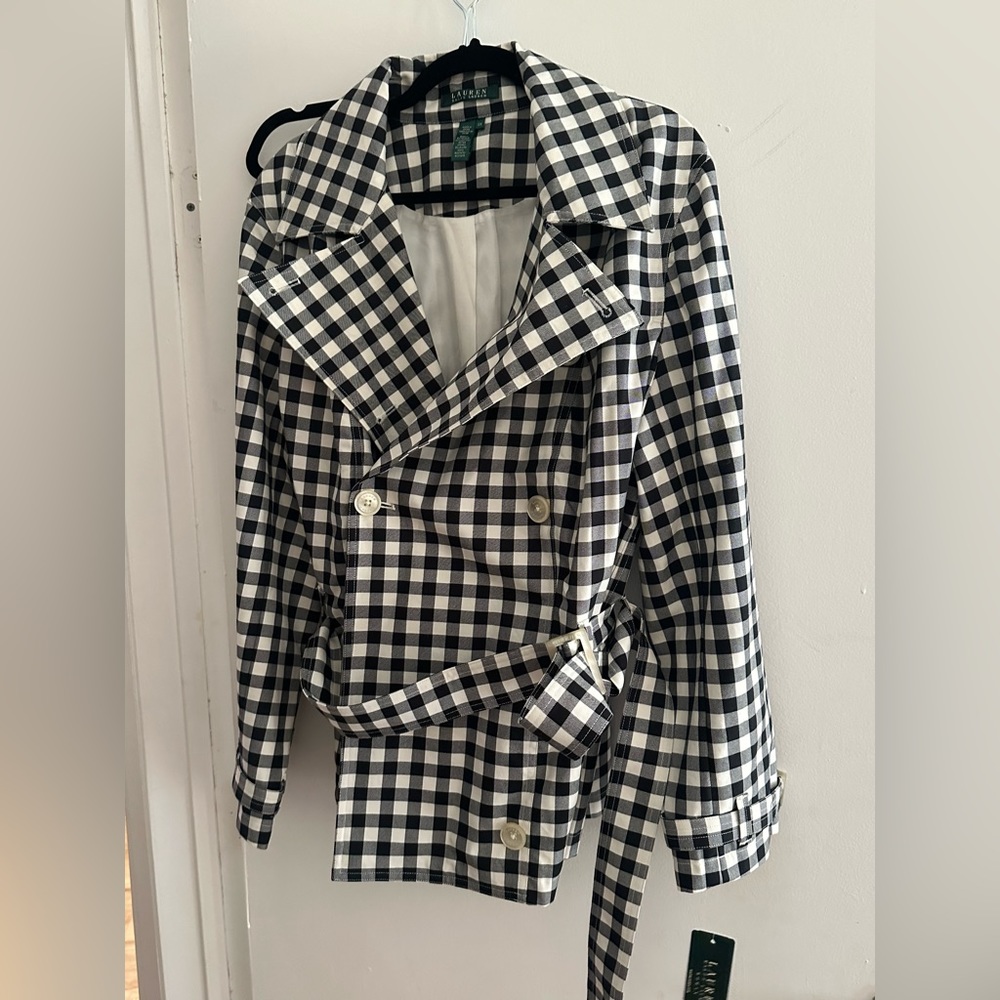 Ralph Lauren plaid jacket NWT